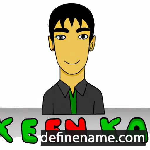 cartoon of the name Kenta