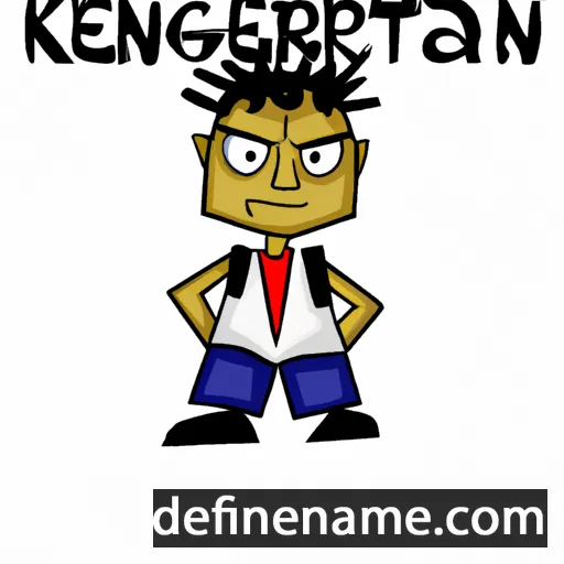 cartoon of the name Kentigern