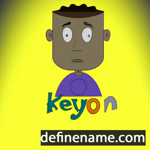 cartoon of the name Kenyon