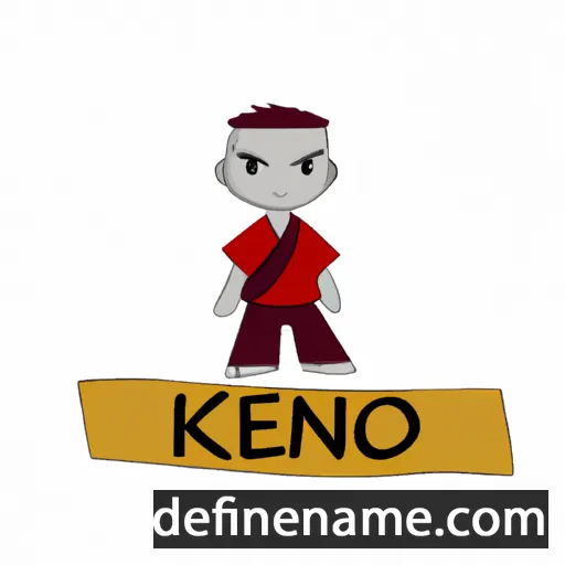 cartoon of the name Kenzō