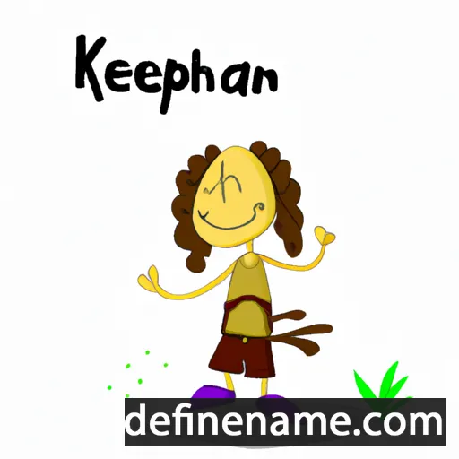 cartoon of the name Keren-Happuch