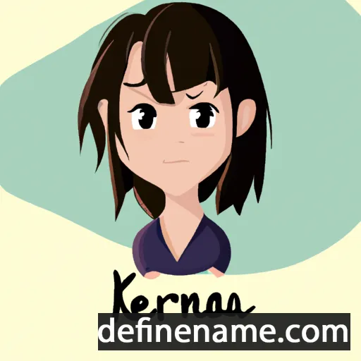 cartoon of the name Kerena