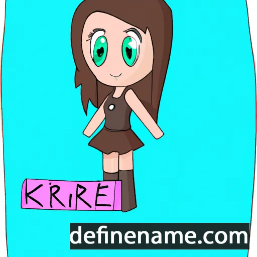 cartoon of the name Kerrie