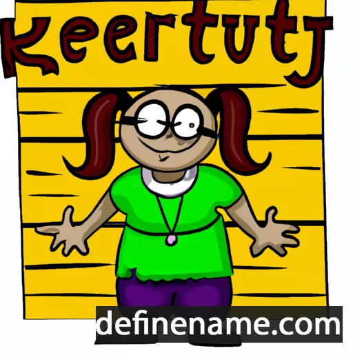 cartoon of the name Kerttu