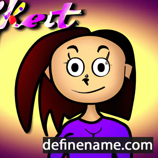 cartoon of the name Keti