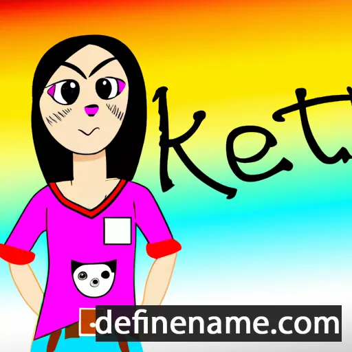 cartoon of the name Keti