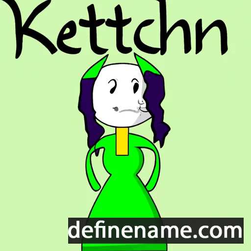 cartoon of the name Ketzi'ah