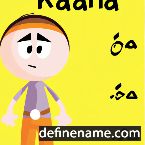 cartoon of the name Khafra