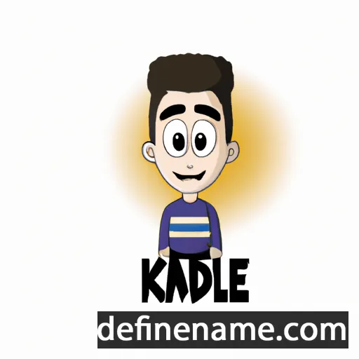 cartoon of the name Khaled