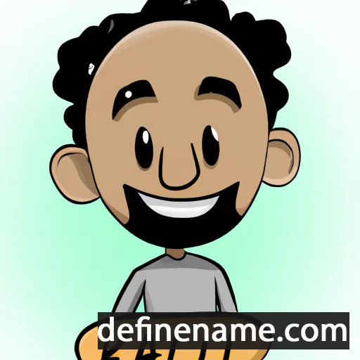 cartoon of the name Khalil