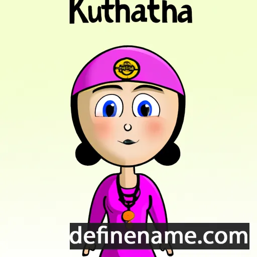 cartoon of the name Khatuna