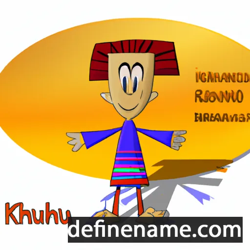 cartoon of the name Khnum-Khufu