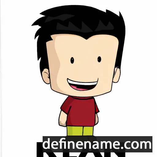 cartoon of the name Kian