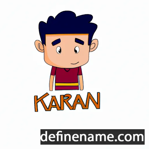 cartoon of the name Kiaran