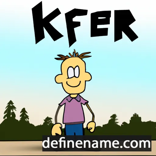 cartoon of the name Kiefer