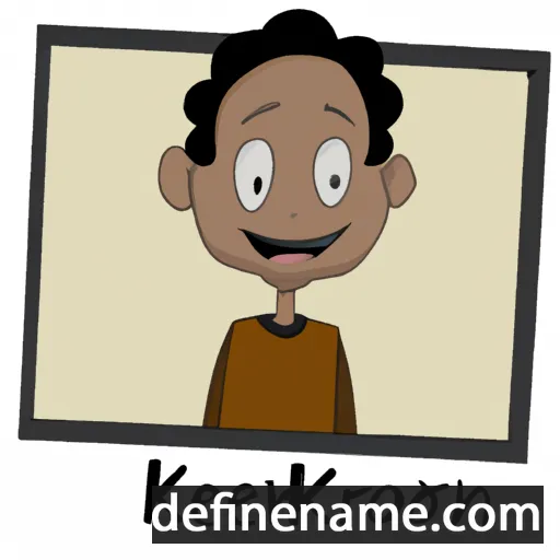 cartoon of the name Kieron