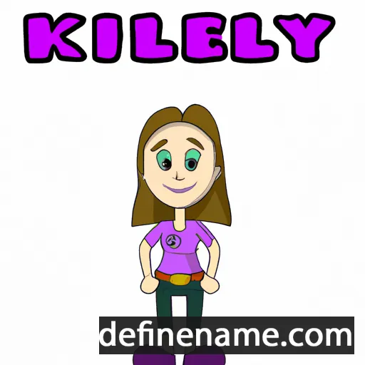 cartoon of the name Kiley