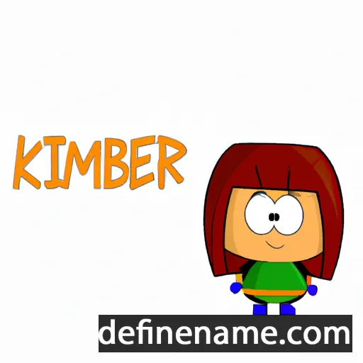 cartoon of the name Kimber