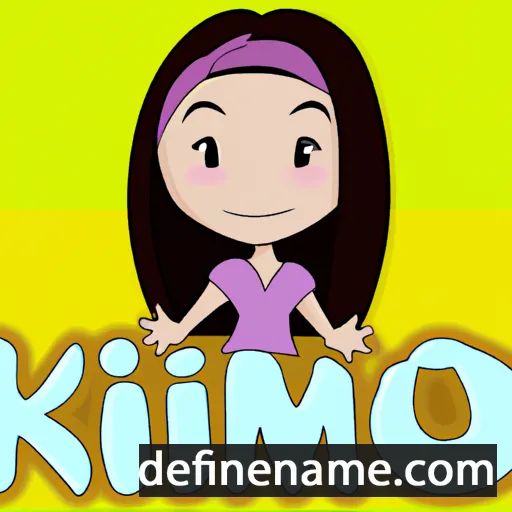 cartoon of the name Kimiko