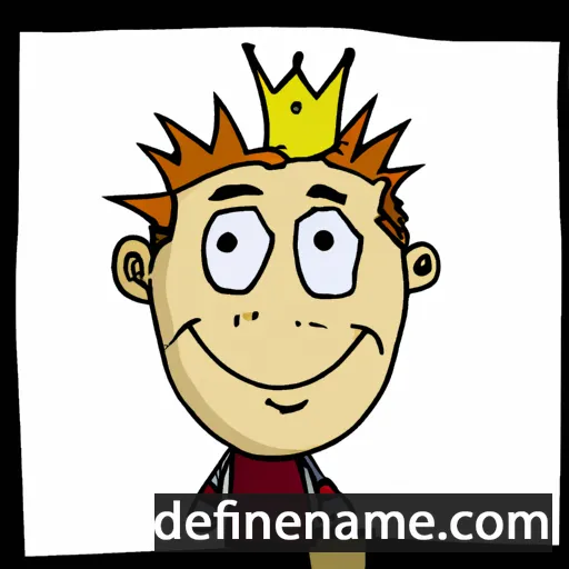 cartoon of the name Kingsley