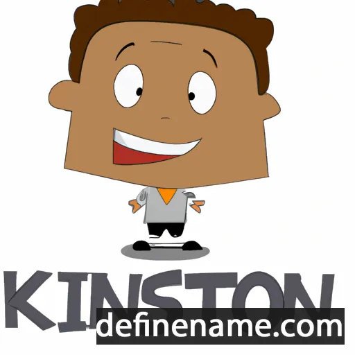 cartoon of the name Kingston