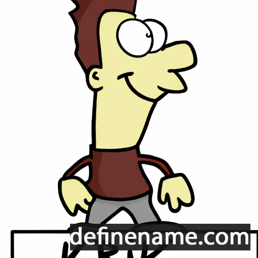 cartoon of the name Kirk