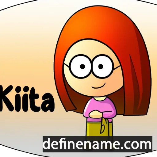 cartoon of the name Kirtida