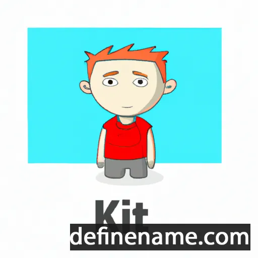 cartoon of the name Kit