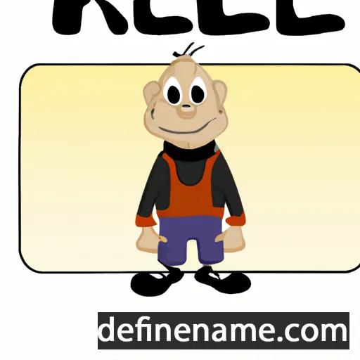 cartoon of the name Kjell