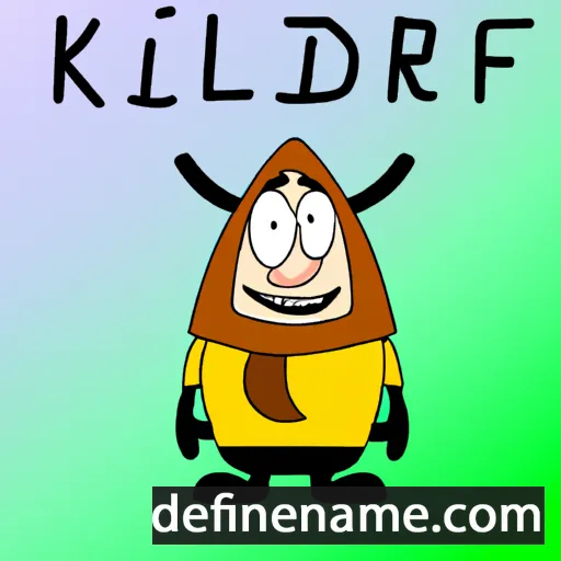 cartoon of the name Kjellfrid