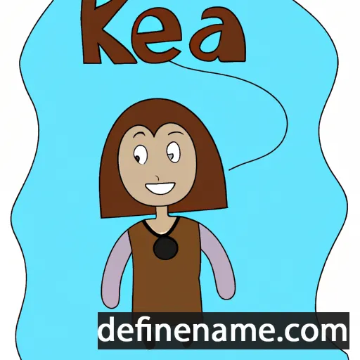 cartoon of the name Klea