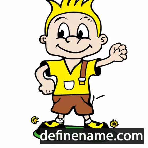 cartoon of the name Kleopas