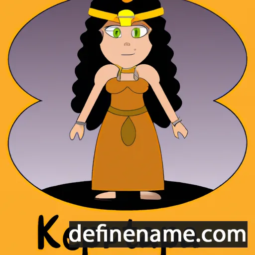 cartoon of the name Kleopatra