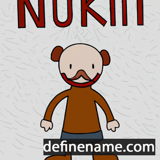 Knútr cartoon