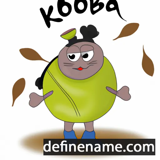 cartoon of the name Kobina