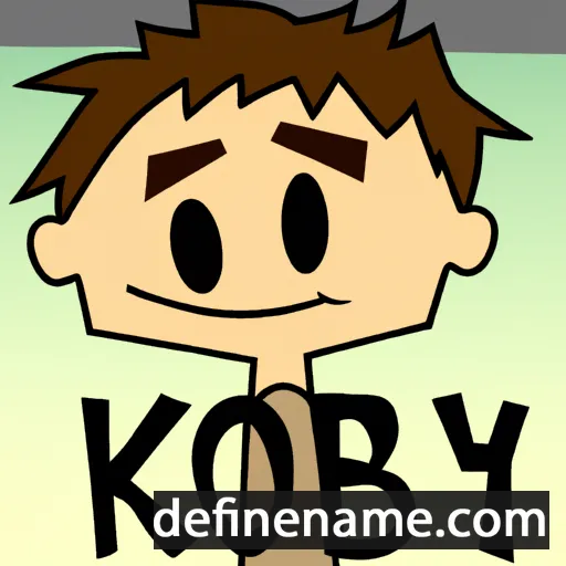 Koby cartoon