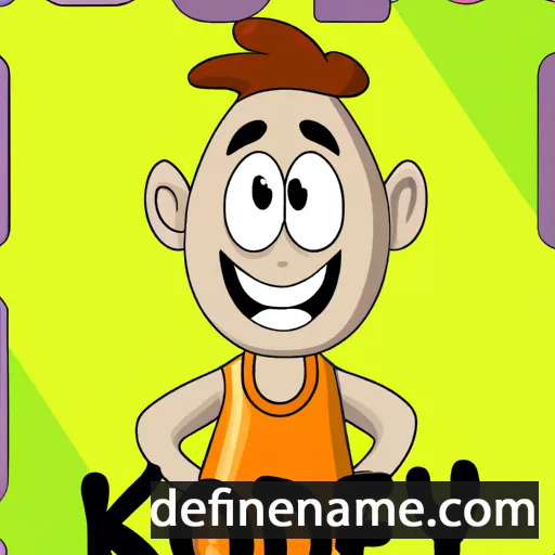 cartoon of the name Kodey