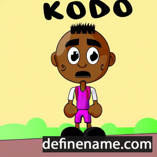 cartoon of the name Kodjo