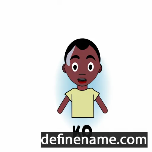 cartoon of the name Kojo