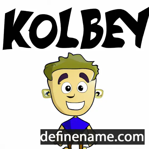 cartoon of the name Kolby