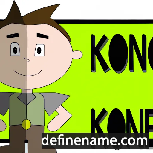 cartoon of the name Konnor