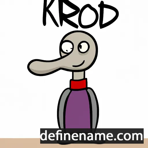 cartoon of the name Kord