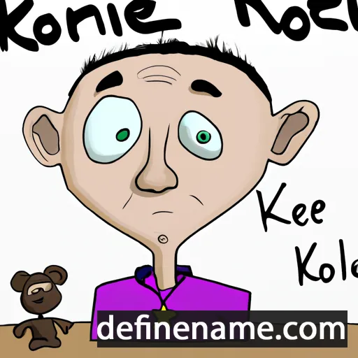 cartoon of the name Kornél