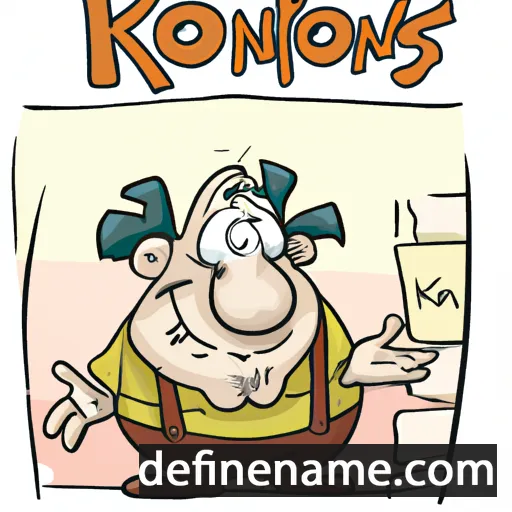 cartoon of the name Koronis