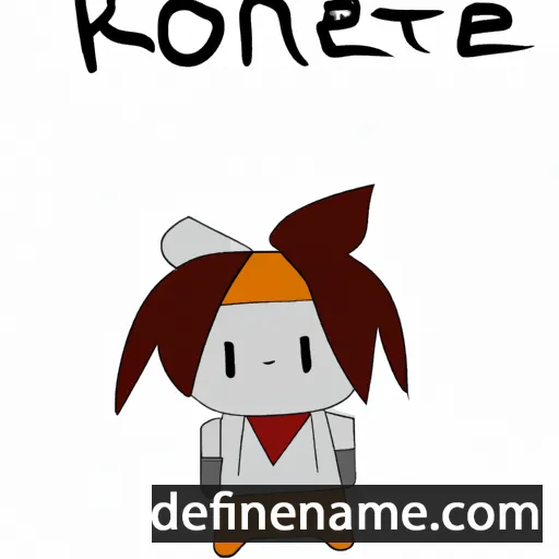 cartoon of the name Kotone