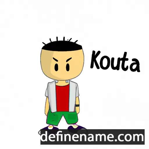 cartoon of the name Kouta