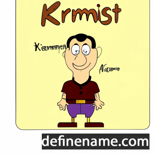 cartoon of the name Kresimir