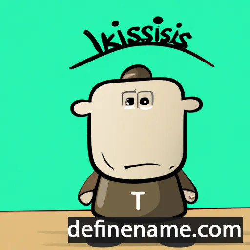 cartoon of the name Krišjānis