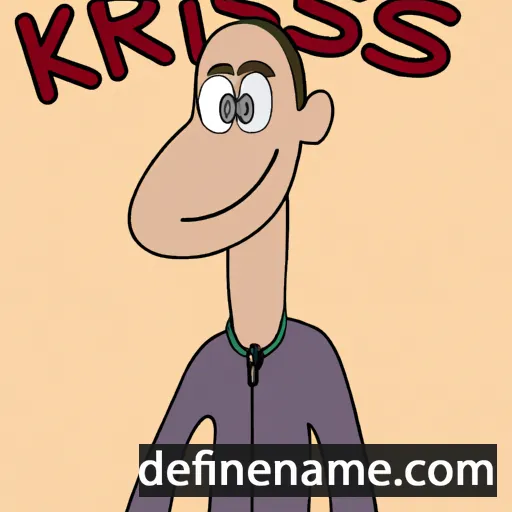 cartoon of the name Krišs