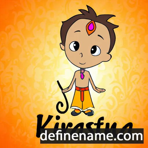 Krisna cartoon